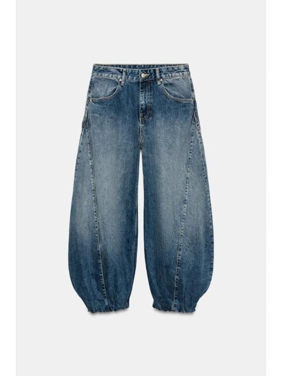 Zara Denim - ZARA TRF MID-RISE ELASTICIZED DENIM JEANS